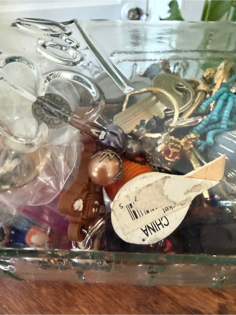 x-large mason jar of trinkets - metal toys, jewelry - Picture 8 of 16